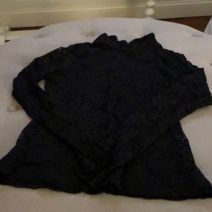 SHEER LACE TURTLENECK FROM H AND M